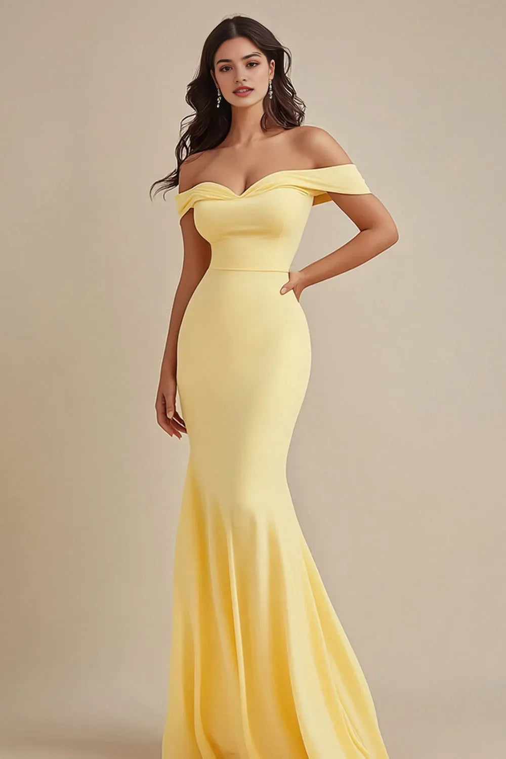 Black one shoulder long chiffon applique ball dress