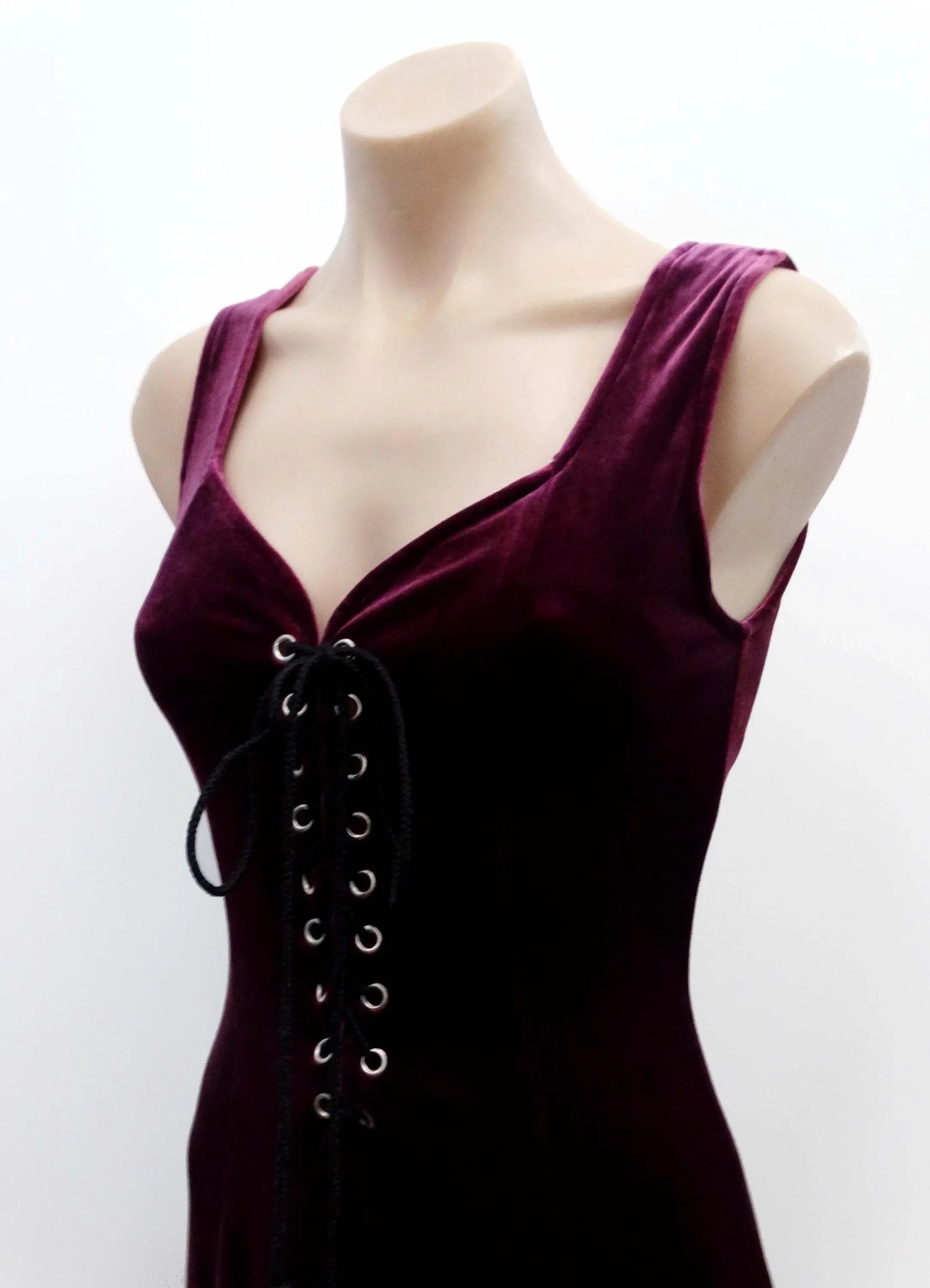 Edgy Sheath Sweetheart Sleeveless Lace-Up Burgundy Floor-Length Evening Dress For Women Hot Sale