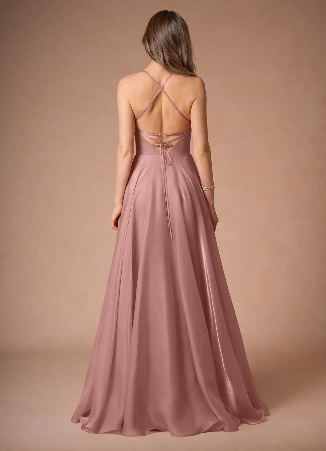 Elegant Blush Pink Chiffon Prom Dress with Spaghetti Straps Sweetheart Neckline and Flowy A - Line Skirt for Formal Occasions