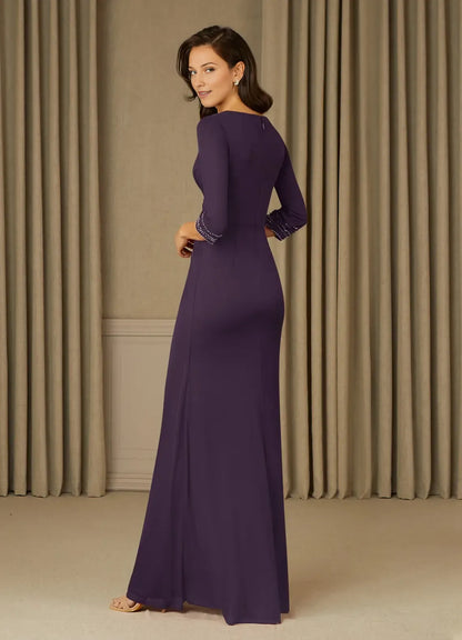 Elegant Dark Green Mermaid Lace  Green Mother of the Bride Dress with Cap Sleeves Intricate Appliqués and Mermaid Silhouette（副本）