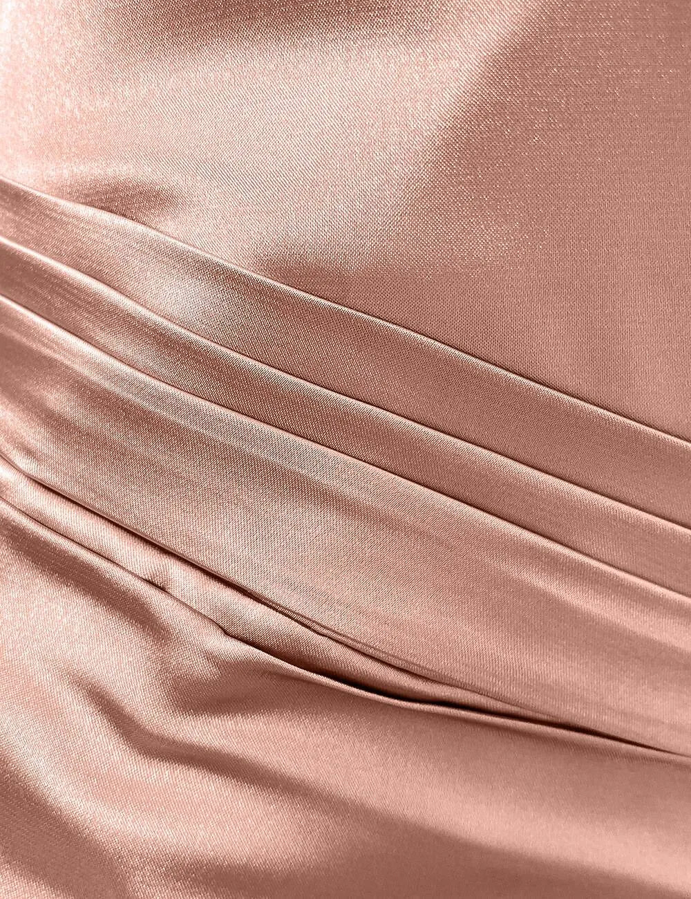Glamorous Mermaid Halter-Neck Sleeveless Ruched Champagne Floor-Length Prom Dress For Women