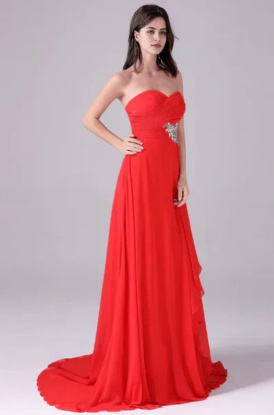 Mermaid Strapless Long Length Backless Mother’s dress