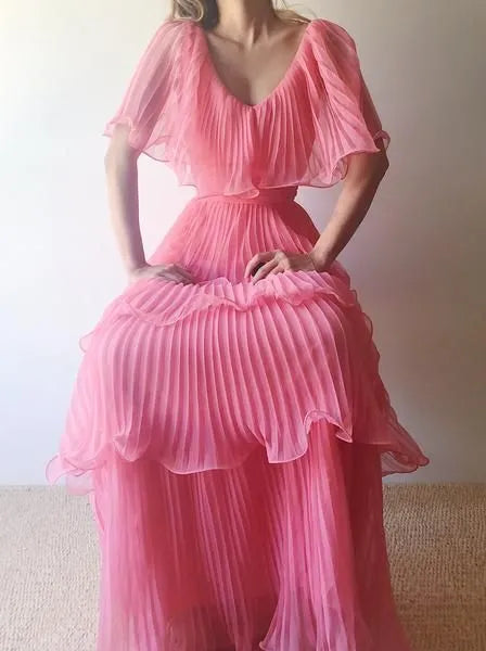 Pink Prom Dress Women Sexy Dresses Elegant Party Dress