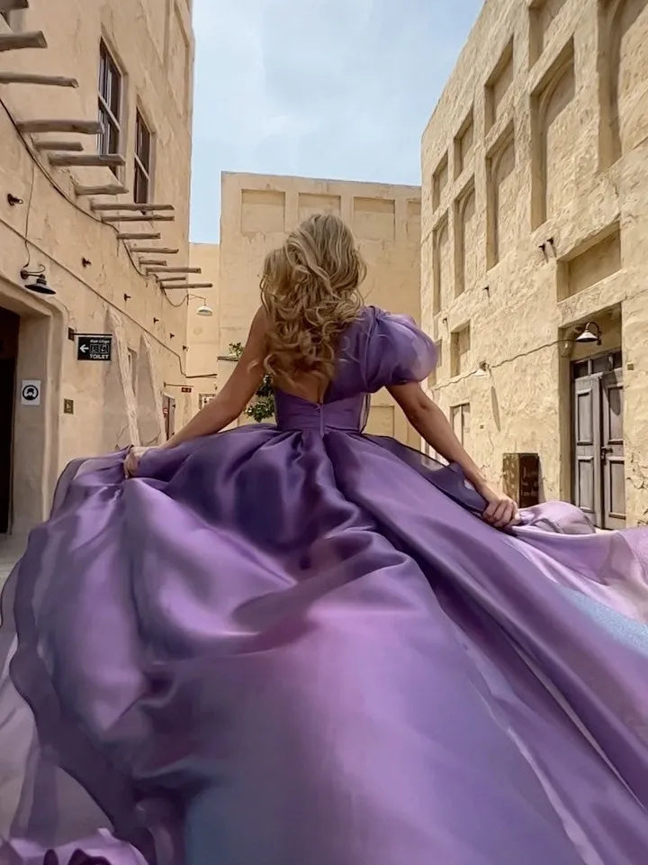 Princess One-Shoulder Asymmetrical Cocktail Dresses