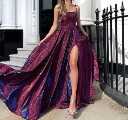 New sexy long slit party evening dressformal party dance dress