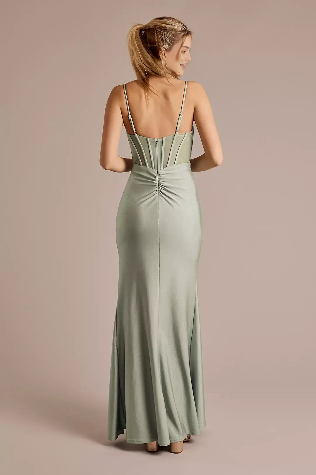 Rhinestone Sweetheart Corset prom dresses