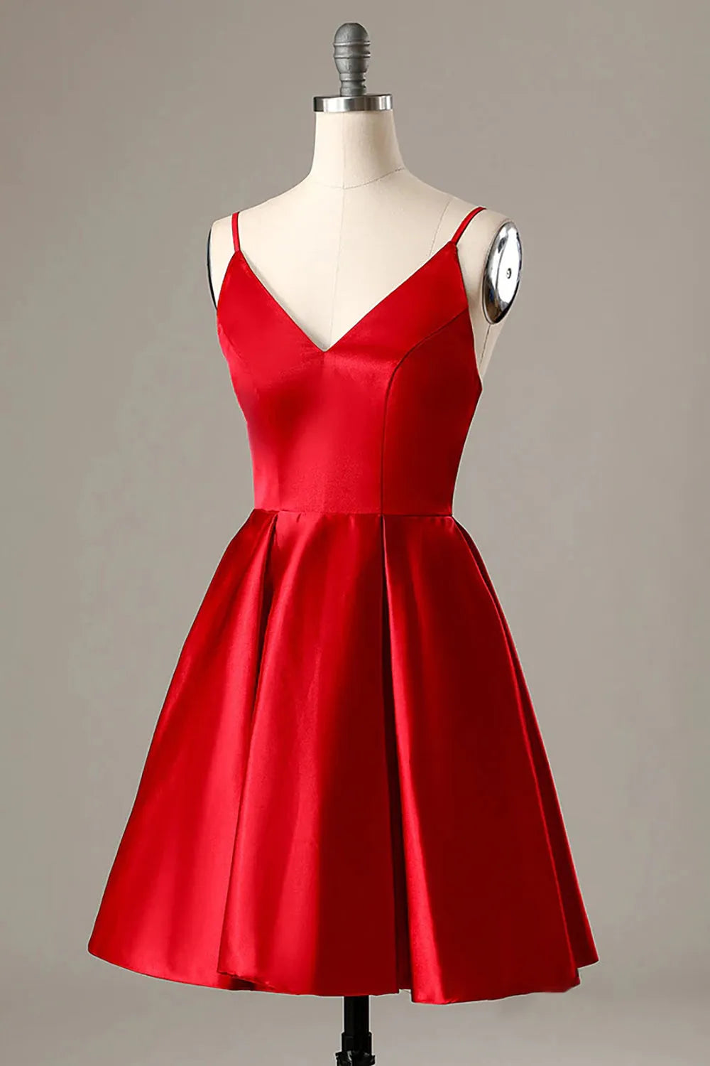 Simple Burgundy A Line Homecoming Dress ﻿