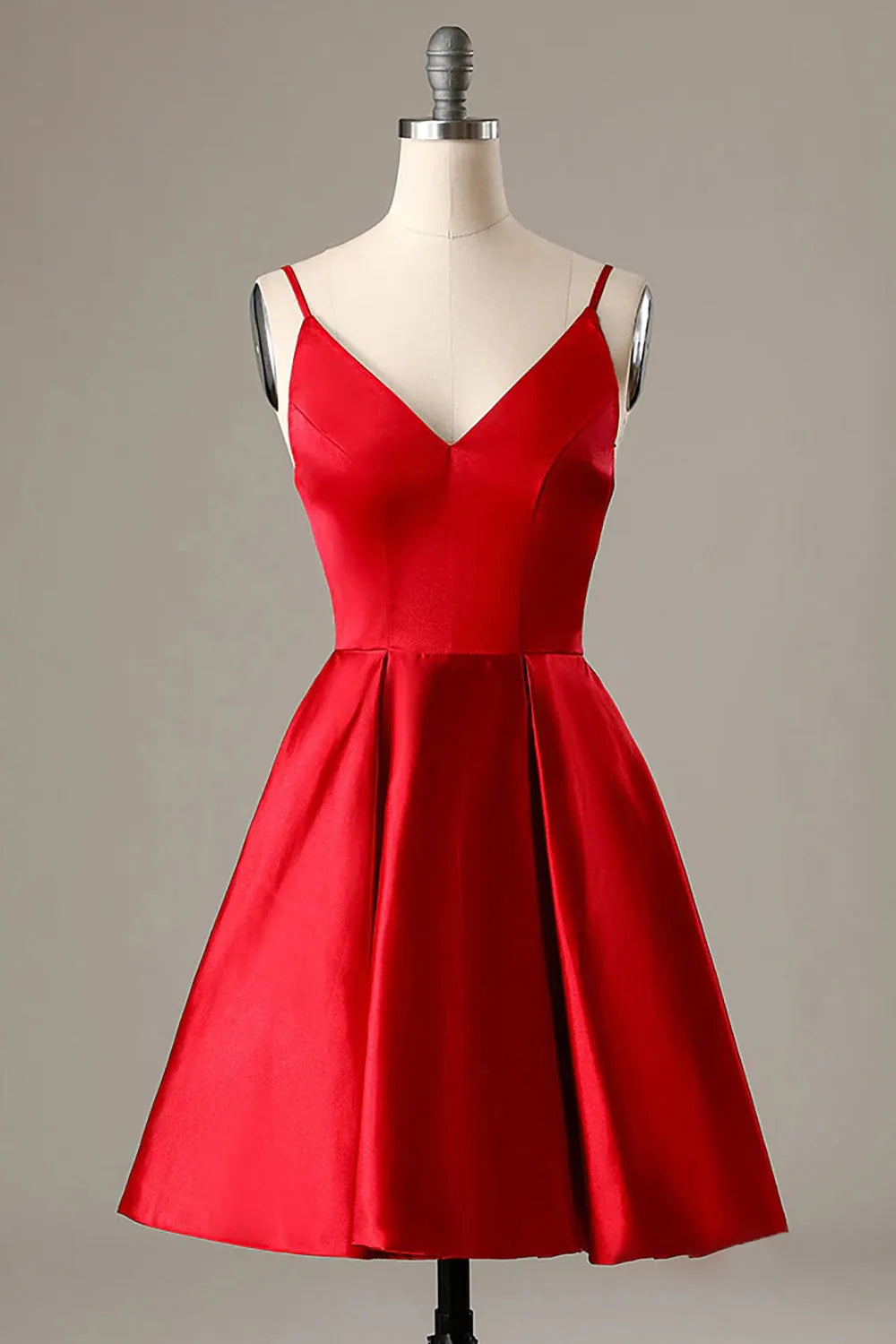 Simple Burgundy A Line Homecoming Dress ﻿