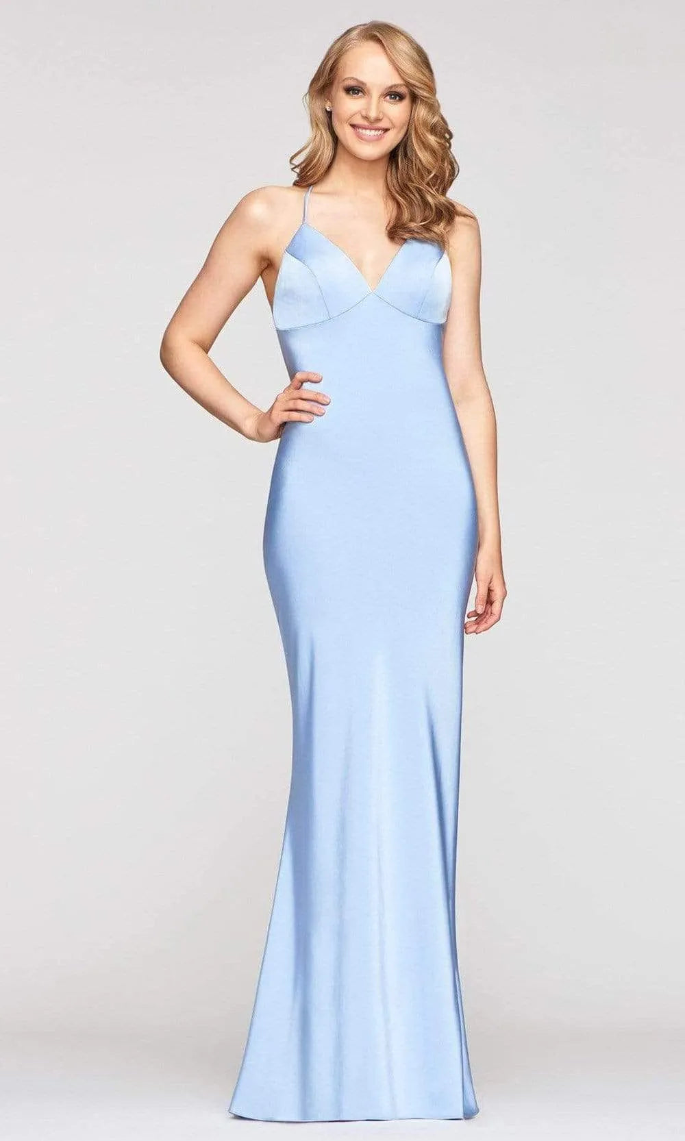 Sophisticated Burgundy Halter Evening Dress Deep V Neckline and Mermaid Silhouette for Memorable Events