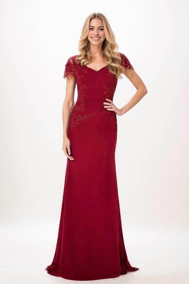 Trumpet-Mermaid Chiffon Mother Of The Bride Dress