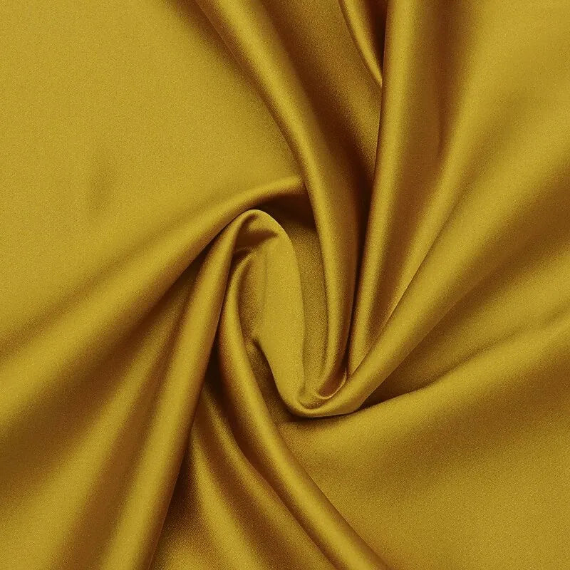Vibrant A-line V-Neck Sleeveless Ruffled Mustard Yellow Floor-Length Prom Dress For Women