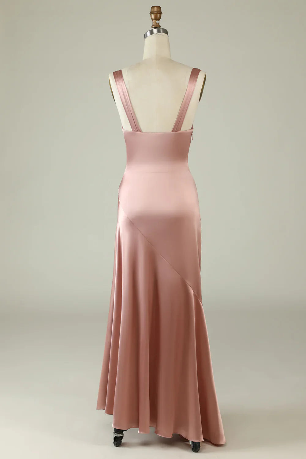 DingJiDress Blush Asymmetrical Prom Dresses with Slit