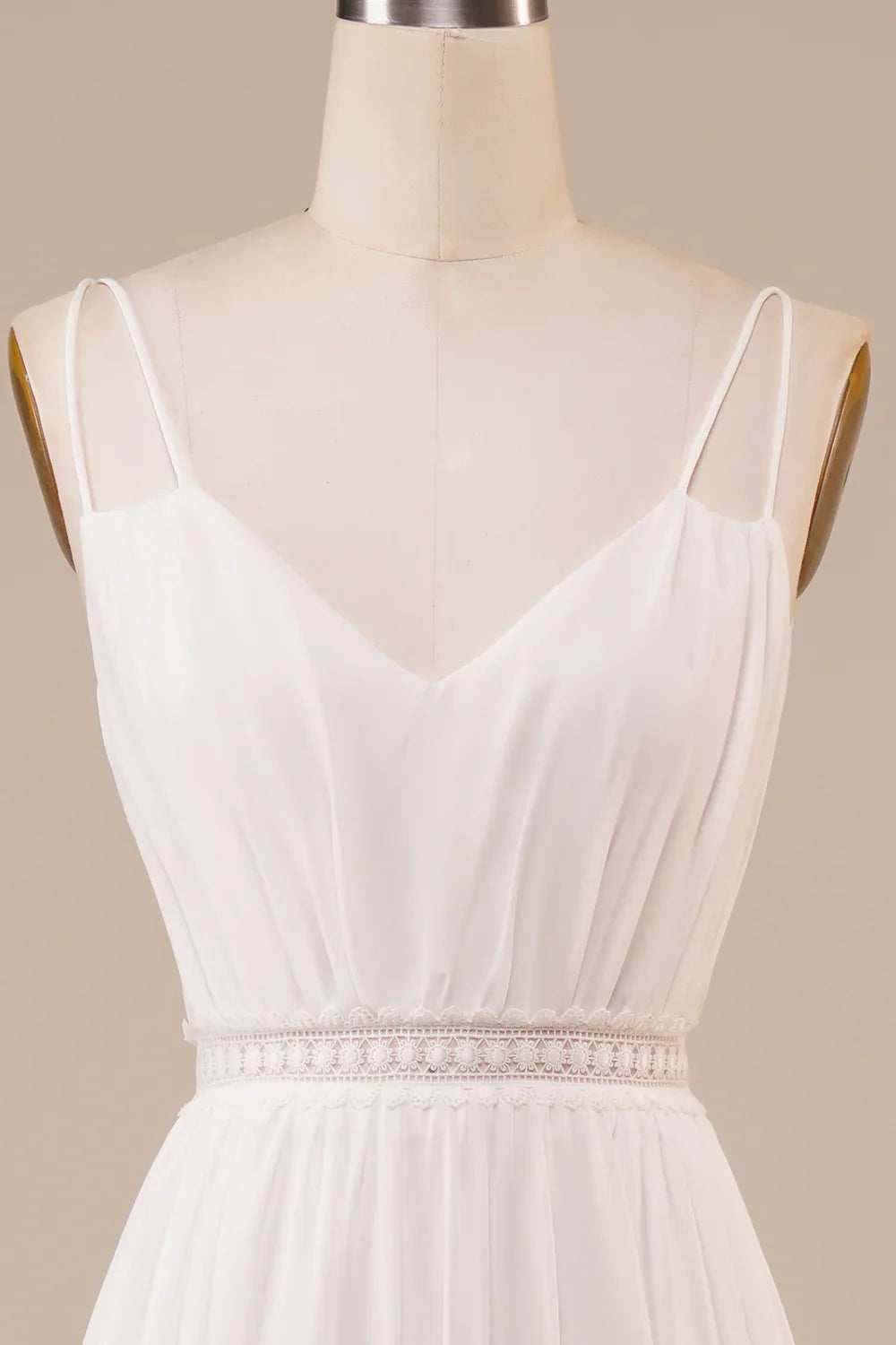DingJiDress A-Line Simple Long Wedding Dress