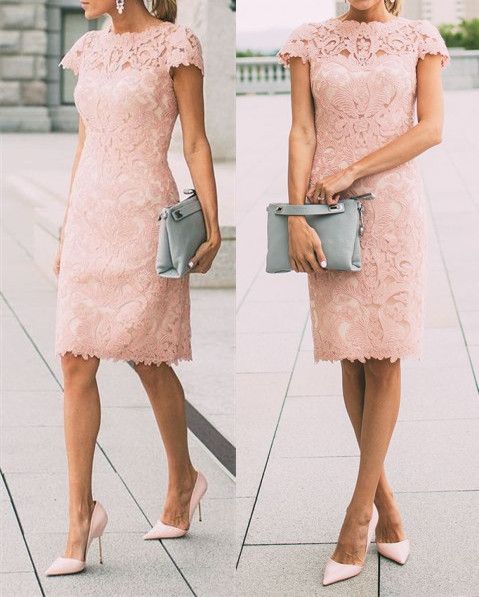 Mother of the bride dress Knee length homecoming dress