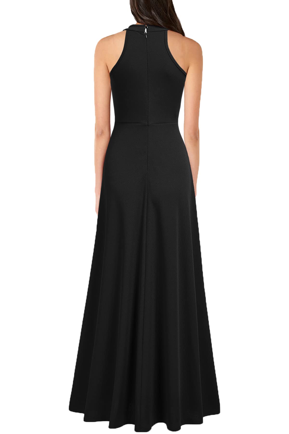 DingJiDress Prom Dresses Women's Halter Neck Sexy Split Cocktail Party Maxi Long Formal Wear Dresses Wedding Guest Dresses