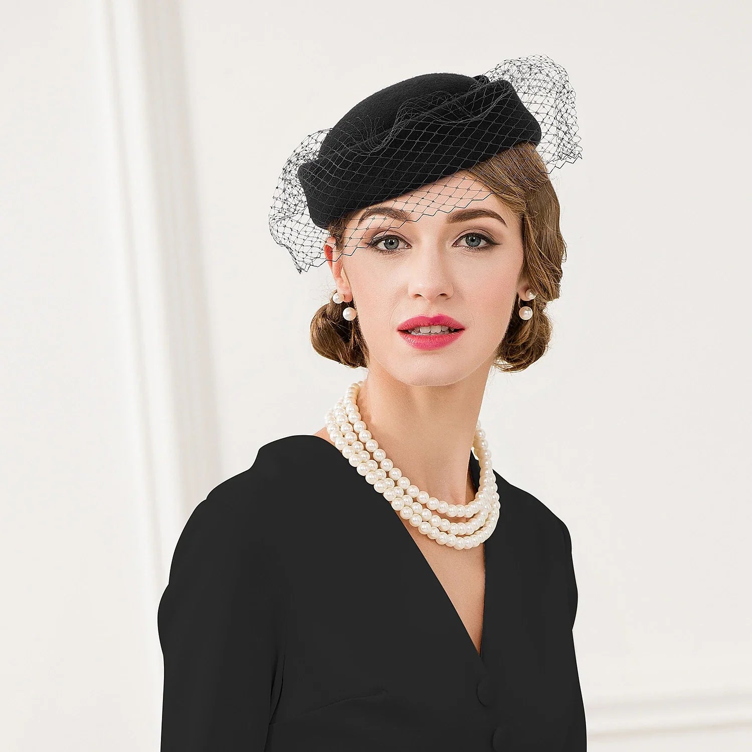 DingJiDress Wool / Net Kentucky Derby Hat / Fascinators / Hats with Floral 1pc Wedding / Special Occasion / Casual Headpiece