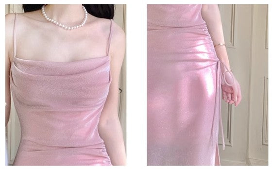 Beautiful Spaghetti Strap Bodycon Dress Sleeveless Prom Dress