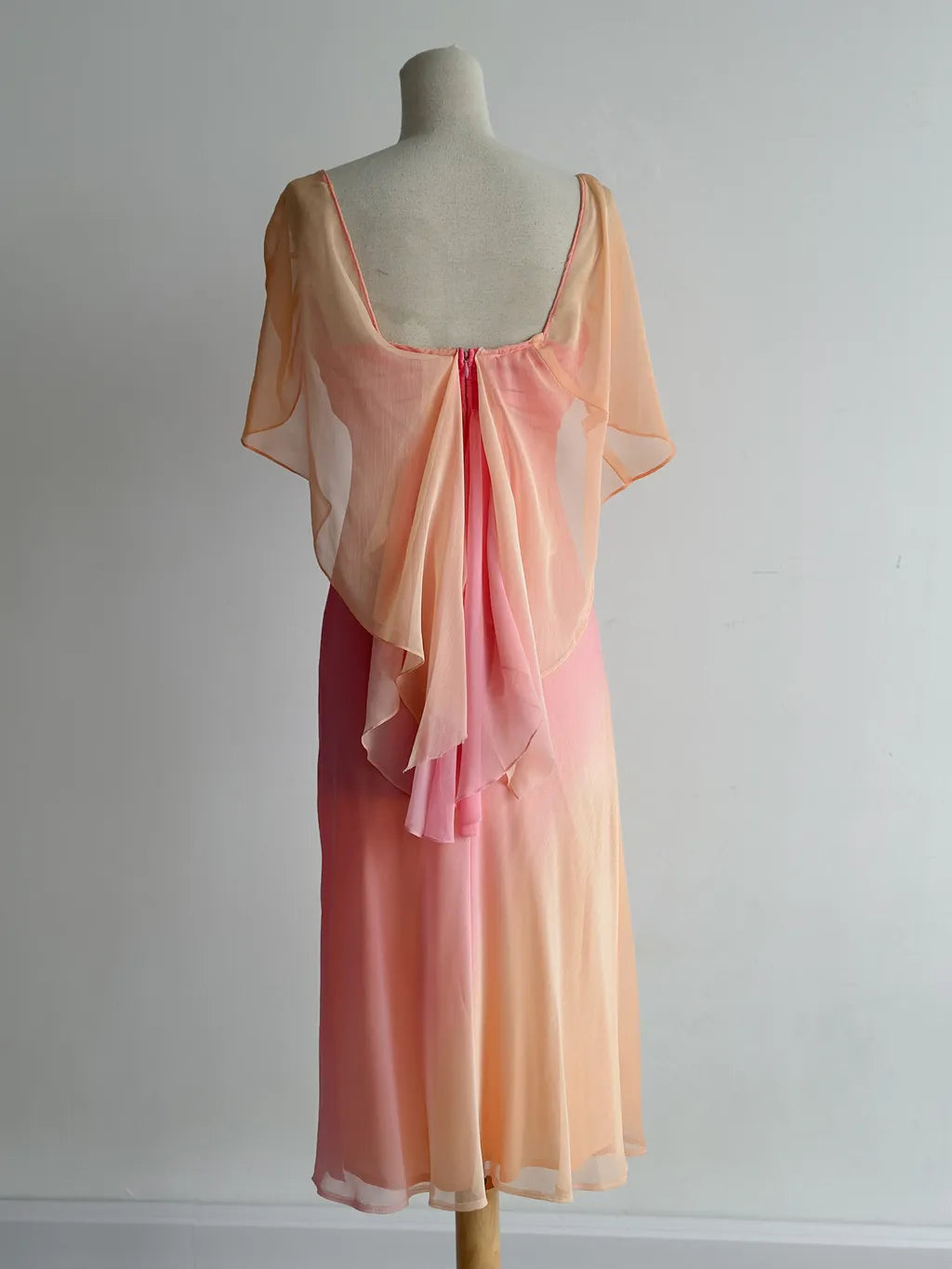 Gradient Outfit for Party Square Neck Chiffon Stunning Short Prom Dresses