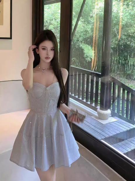 A-line Sweetheart Homecoming Dress Spaghetti Strap Short Prom Dress