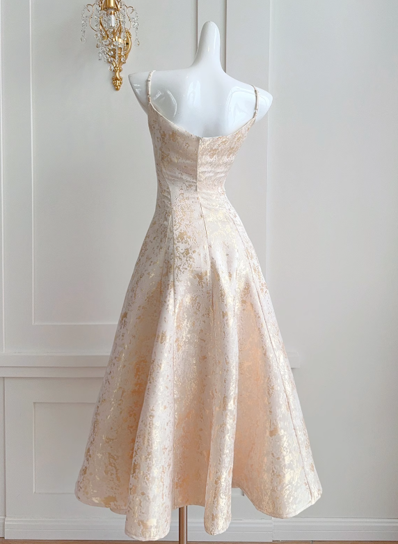 Spaghetti Straps A-Line Short Prom Dress Homecoming Dress