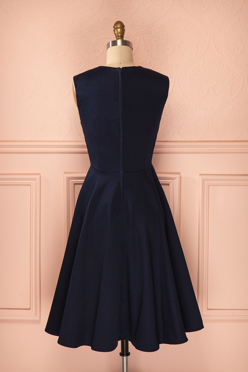 Dark Navy Short Homecoming Dress