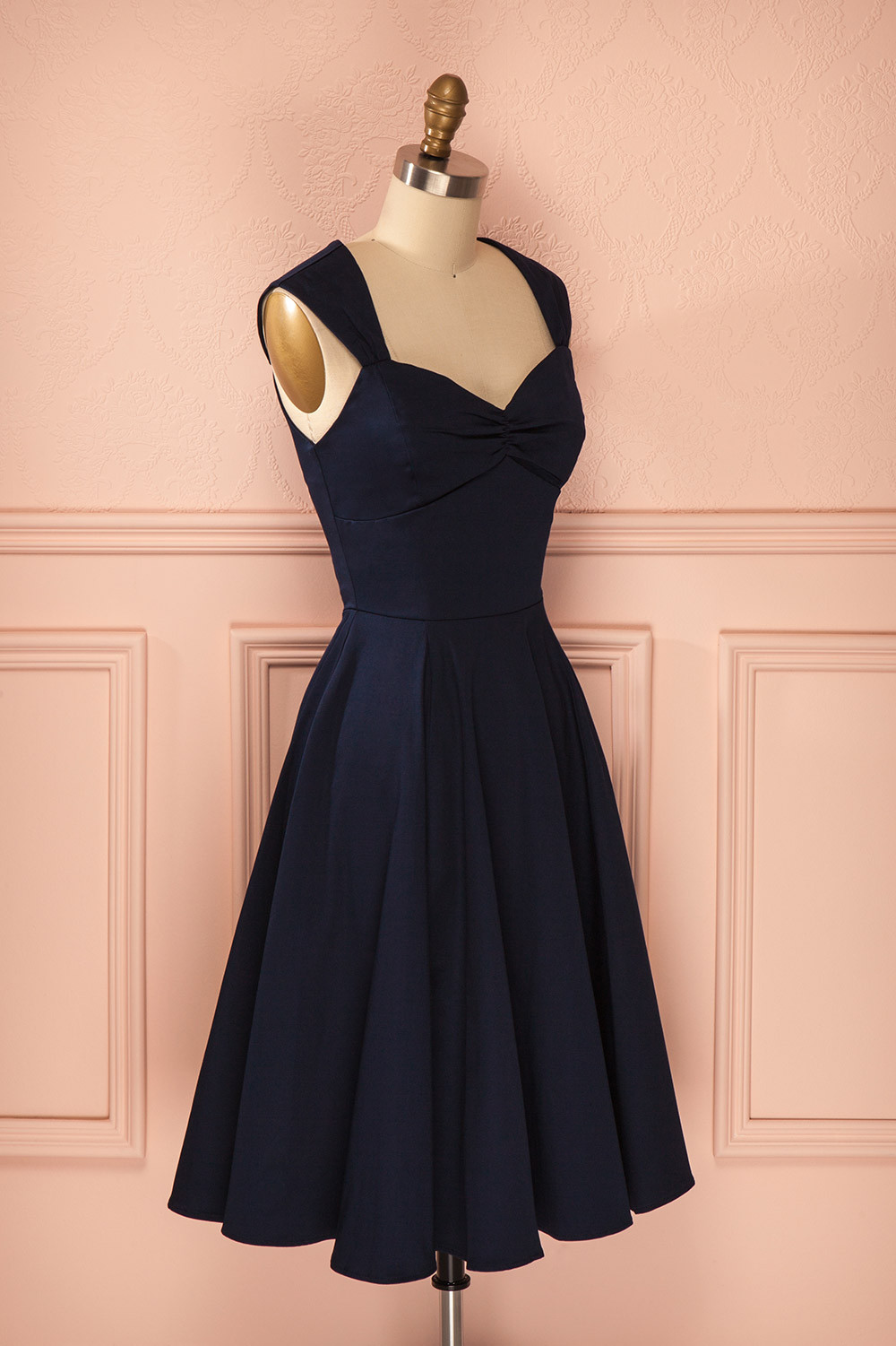 Dark Navy Short Homecoming Dress